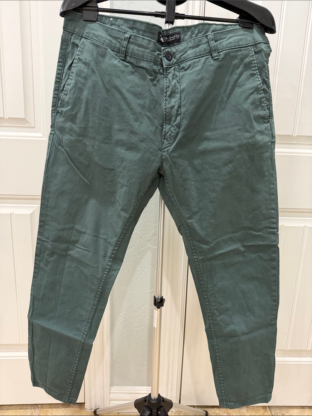 Zara Forest Green Slim Men's Chinos